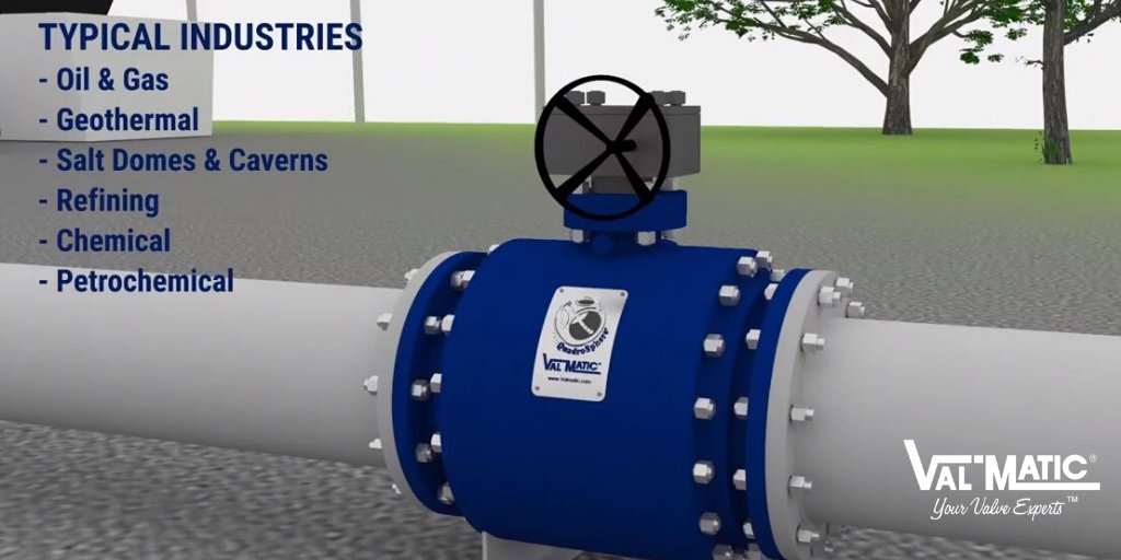 Valmaticvalves's tweet photo. Our QuadroSphere® Ball Valve with Ring Master® Seating System provides excellent shut-off and ease of operation in applications when sand, scale, powders and other solids are present. Watch our video to learn more: https://t.co/rgtkbbSG6y

#valmatic #YourValveExperts https://t.co/RhmKPaQQI4