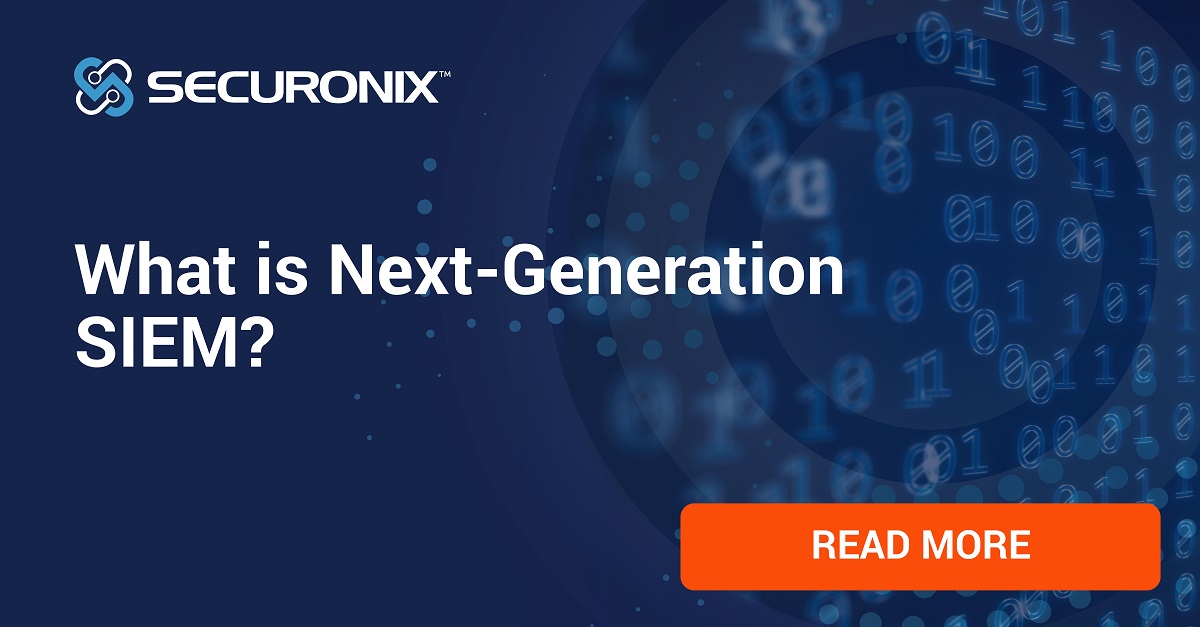 Securonix's tweet photo. You have heard us talk about how @Securonix SIEM is Next-Gen. However, What is a Next-Gen SIEM?
Click here to learn more about what makes our #SIEM solution better than our competitors. https://t.co/iXlt7ESnEb https://t.co/L12FNzXWm5