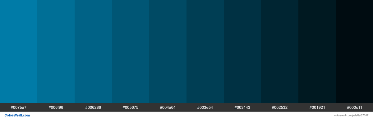 Cerulean Color Number