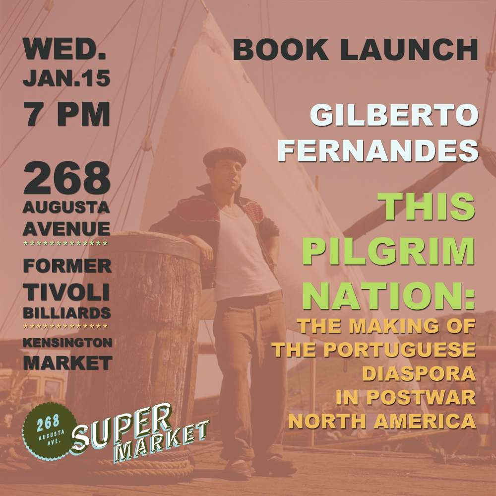 University of Toronto Press (@utpress) on Twitter photo @FernandesGil79 is launching his book The Pilgrim Nation this Wednesday, January 15, at 7 p.m. at <a href="/supermkttoronto/">Supermarket</a> in Kensington Market. The event will start with musician Nuno Cristo, then a talk & reading from the book. More information here bit.ly/36hQbUB @FernandesGil79 is launching his book The Pilgrim Nation this Wednesday, January 15, at 7 p.m. at <a href="/supermkttoronto/">Supermarket</a> in Kensington Market. The event will start with musician Nuno Cristo, then a talk & reading from the book. More information here bit.ly/36hQbUB