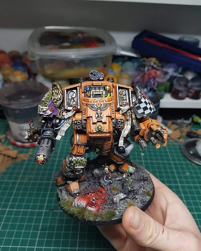 boogrof's tweet photo. A Venerable Redemptor Dreadnought

Credit:
Lucas Williams
https://t.co/M49v4tMveh

A Venerable Redemptor Dreadnought is a variant of the standard Redemptor Pattern Dreadnought used by the Chapters of the Adeptus Astartes specifically created to serve al… https://t.co/a2NJ3mJ9el https://t.co/iRgScvsBXj