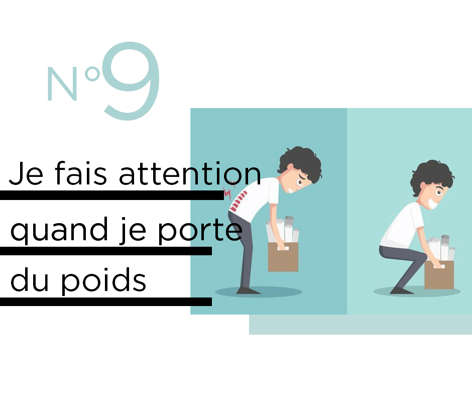 ActiveBase_FR's tweet photo. 📣[#Résolution n°09] Pour éviter les #problèmesdedos, je fais attention à ma posture quand je porte du poids ! Je force avec les jambes et plus avec le bas du dos.

Source image : https://t.co/ZfMfwIhGtK https://t.co/NMxK8LPvH7