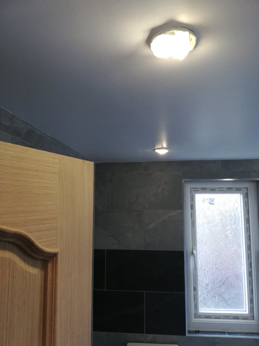 LeedsPrep's tweet image. Bathroom ceiling completed