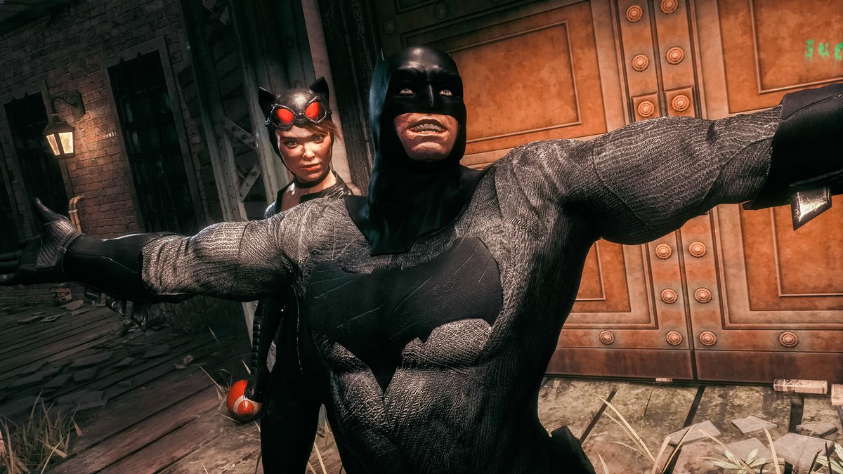 GamingBatman52's tweet photo. Leaving the DCEU like............ #ArkhamLegacy #Batman #DC https://t.co/arp2hNeV0V