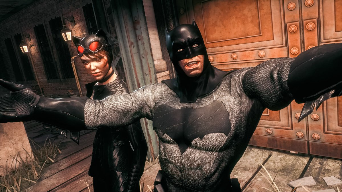 GamingBatman52's tweet photo. Leaving the DCEU like............ #ArkhamLegacy #Batman #DC https://t.co/arp2hNeV0V