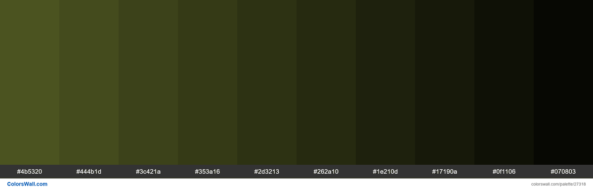 Army Green Color Code