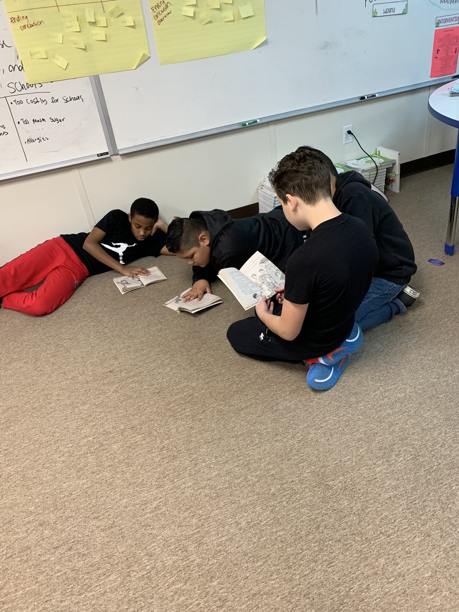 A quick read book club while the rest of the class is finishing up. It’s fun to listen to them talking about reading and hearing their different opinions! 🤗#WISDGreatness #TESBulldogs
