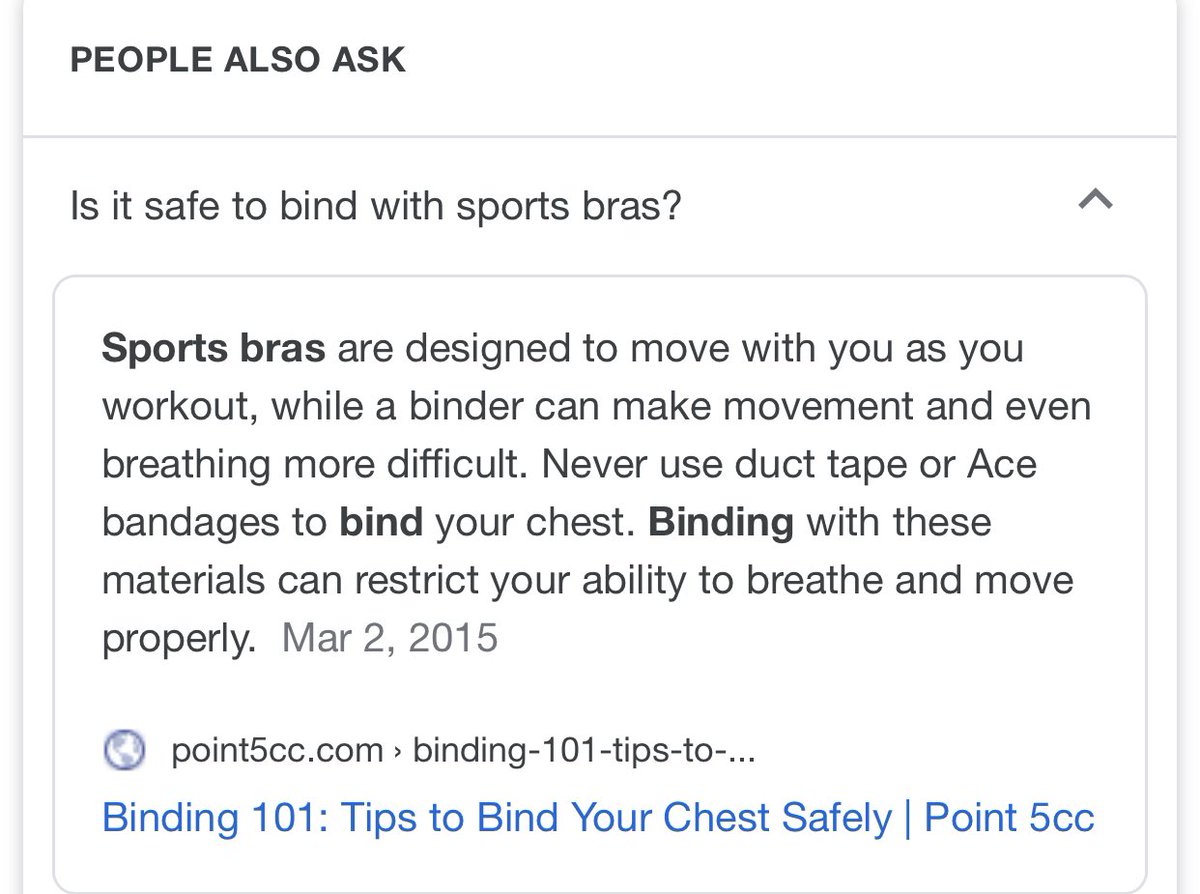 Sports bras and compression tanks!Sports bras are most definitely the easiest and more affordable way to bind, compression tanks included. It’s not a binder but also a safer alternative