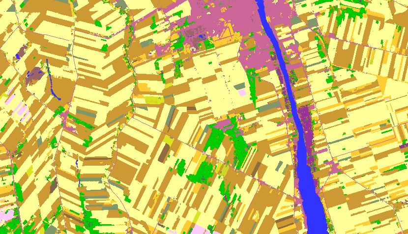 LeanderCampbell's tweet photo. Here's our #cropmap19 of the province of Quebec #agqc. Including a zoom-in of the area near Saint-Jean-sur-Richelieu. #cdnag https://t.co/OeP1R1Dn4D