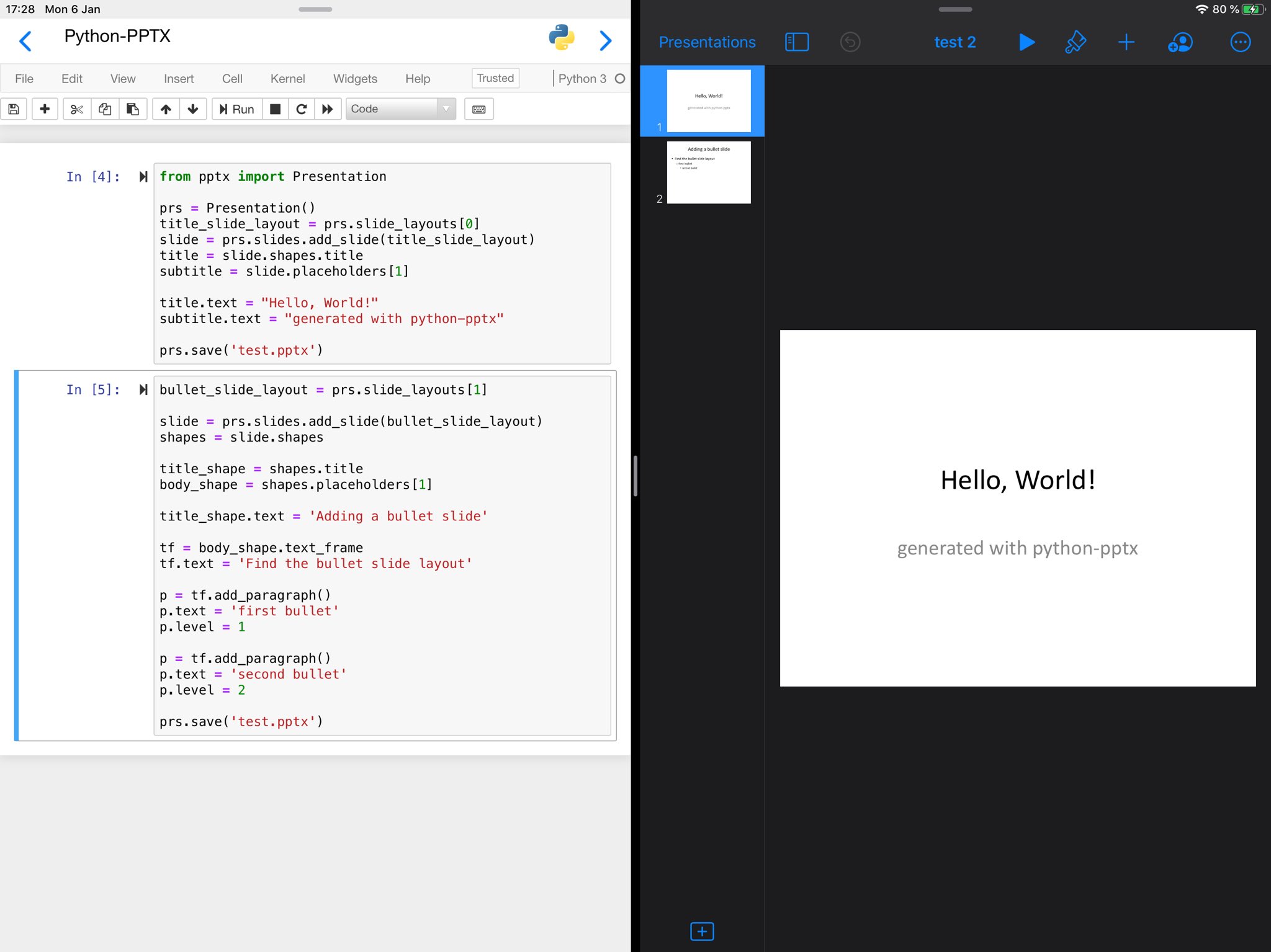 Carnets jupyter for ios on twitter tip of the day with lxml you