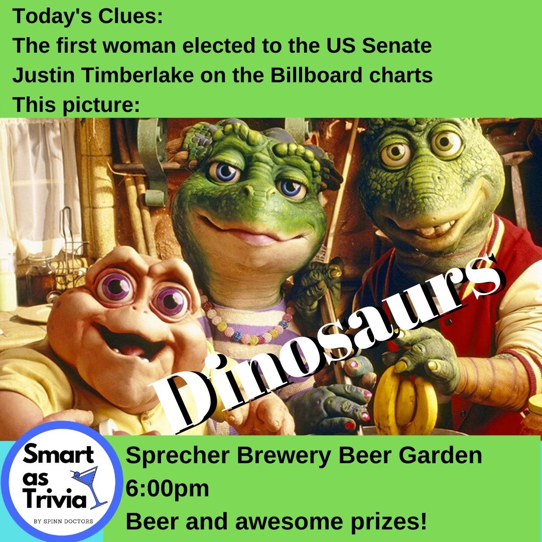 SmartAsTrivia's tweet photo. If you like showing off your trivia skills and want a chance to win a trip. Then you better get to @sprecherbrewery  for #trivia in the beer garden.
We've got your clues. https://t.co/oN3tugSKoQ