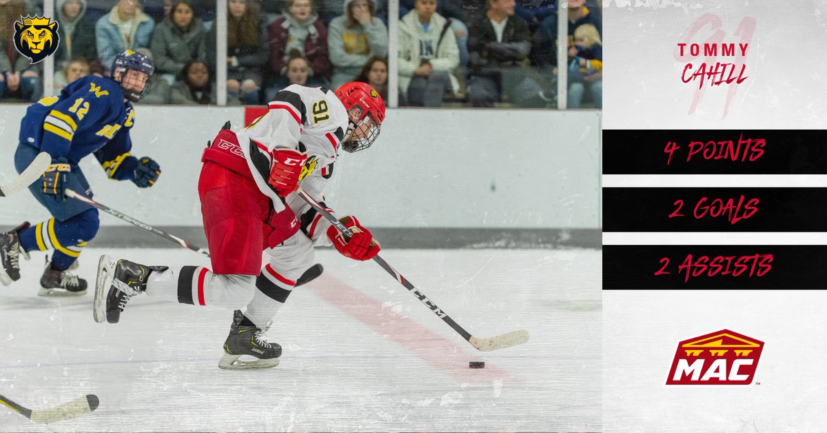 MIH | (BREAKING NEWS) Congrats to Tommy Cahill for being named the MAC Offensive Player of the Week for <a href="/KingsMHockey/">King's Men's Hockey</a>! #MonarchNation #EarnTheCrown
