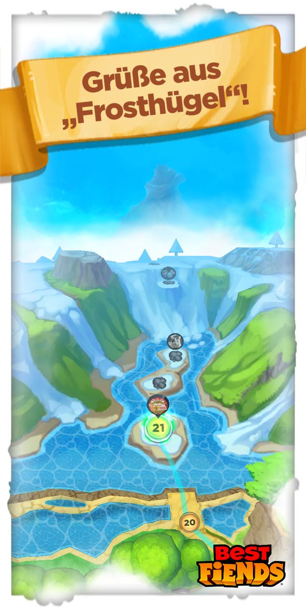 cellye35's tweet image. Tor geöffnet! Frosthügel in #BestFiends, ich komme – GRATIS-Download – download.BestFiends.com @bestfiends