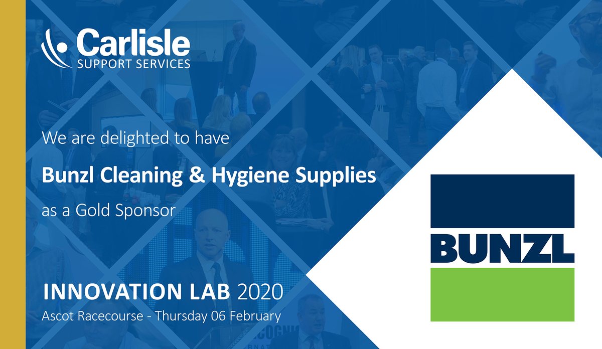 We're excited to announce that Bunzl Cleaning & Hygiene Supplies will be joining us at our Innovation Lab as Gold Sponsors. #CSSInnovationLab #Innovation