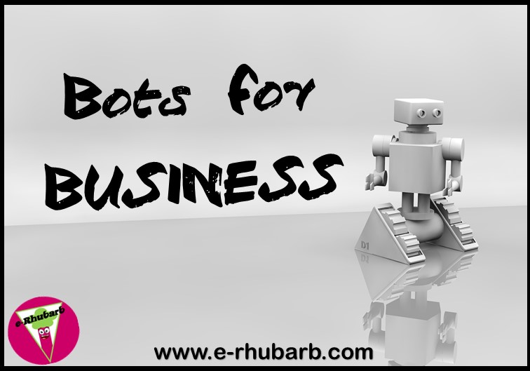 eRhubarbDesign's tweet photo. What is a Chat Bot?? Chat bots are digital messages that automate a task, they can answer questions, provide automated responses (they start a conversation with your customers &amp; when you take over is up to you).
Click link to see how ChatBots work - https://t.co/ehBBLEhEQD https://t.co/jpA9CsSQ5u
