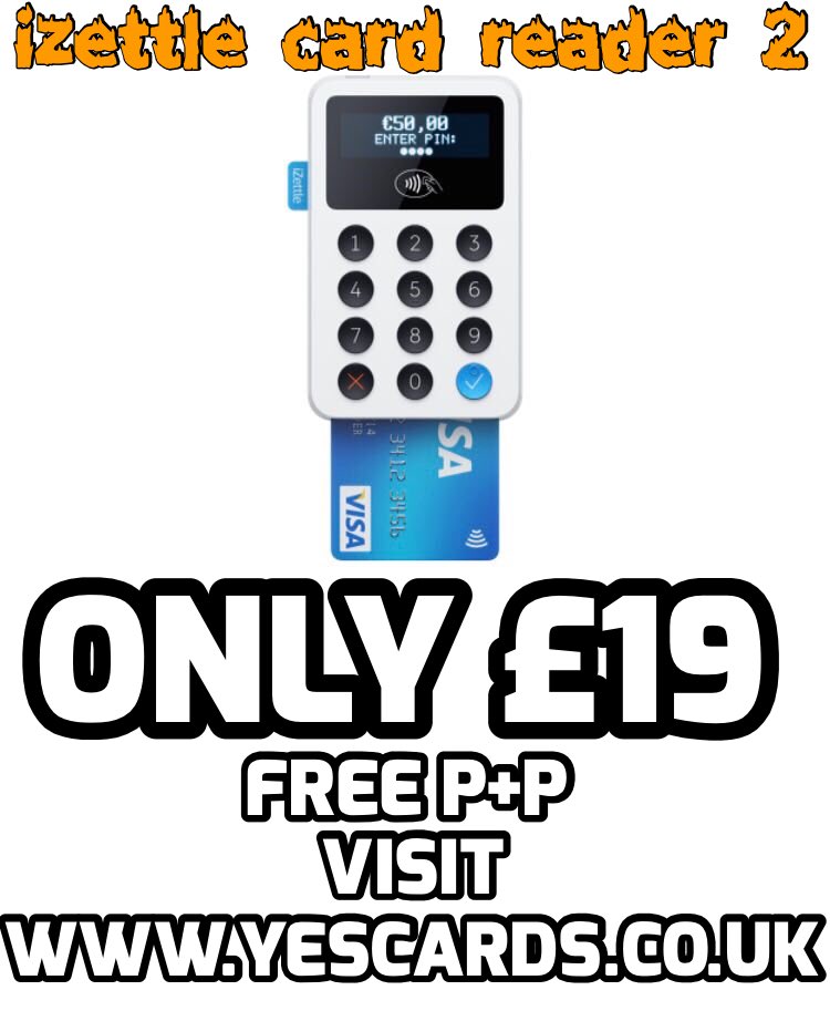 lukelittlerfans's tweet image. P͎l͎e͎a͎s͎e͎ ͎R͎E͎T͎W͎E͎E͎T͎ ͎t͎o͎ ͎y͎o͎u͎r͎ ͎f͎o͎l͎l͎o͎w͎e͎r͎s͎͎

𝗶𝗭𝗲𝘁𝘁𝗹𝗲 𝗖𝗮𝗿𝗱 𝗥𝗲𝗮𝗱𝗲𝗿 𝟮 - O̳N̳L̳Y̳ ̳£̳1̳9̳̳
Latest version
These sell for £50+ on eBay
❌No contract
❌No monthly fees 
✅Take card payments on the move
✅£40 off RRP
yescards.co.uk