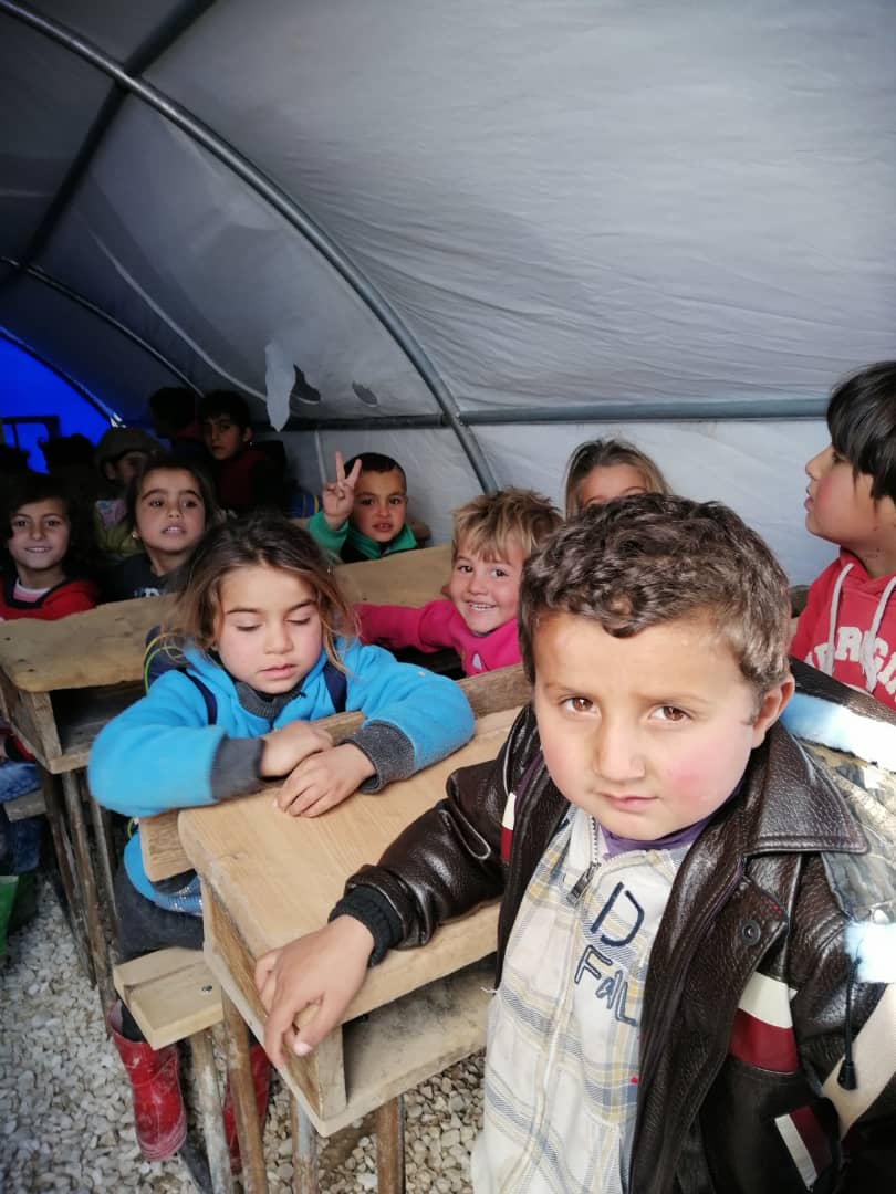 starrcongress's tweet photo. The children of #Serekaniye, now in #Washokani camp. In the cold, with low resources, still the camp has managed to arrange classes for them. But ask any child from Serekaniye and they will always say "I want to go home to my own house and my own school". https://t.co/kjha3wNQhI