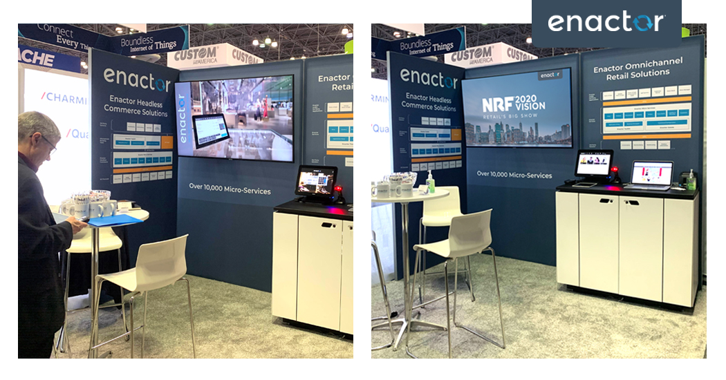 EnactorUK's tweet photo. All set up and waiting for the retailers!
#NRF #NYC #Retail https://t.co/QirymF3nvF