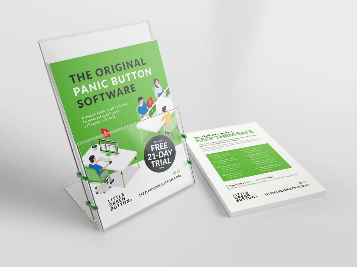 littlegreenbttn's tweet photo. We're super excited to meet with existing and potential customers at the #Bett2020 show next week, so come and have a chat and win some prizes at stand NN45!

We'd also like to give a very special thanks to @matthedesigner for our awesome new flyers: https://t.co/i1VwhIBf4c