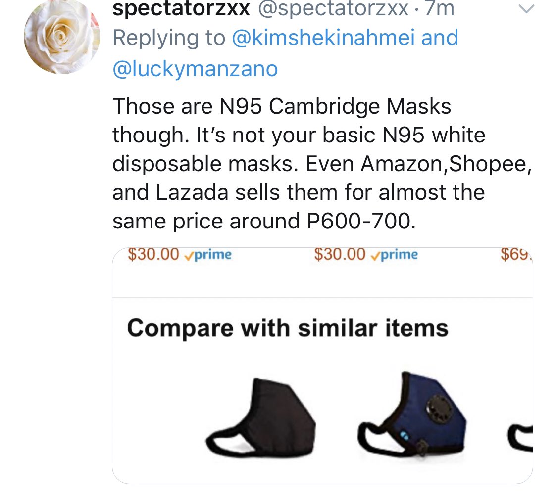 luckymanzano's tweet photo. Ate, 15 weeks ago yun na presyo ng n95 or n99 CAMBRIDGE MASKS, yan presyo talaga globally... tinaasan ba namin dahil sa pagsabog ng bulkan? Namantala kami? Sinabihan ba namin o may inalay ba kami sa bulkan na pumutok para mabenta? Mas marami na po ata kayong abo kesa utak po. https://t.co/lNWfgM7jvD