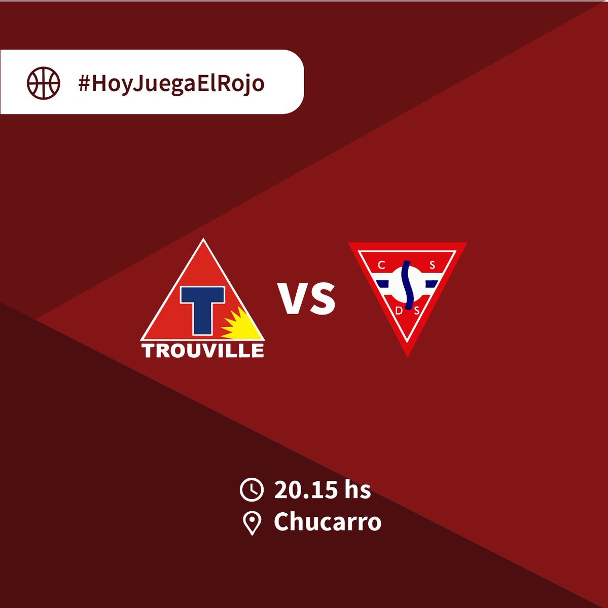 ClubTrouvilleUY's tweet photo. HOY JUEGA EL ROJO ‼️ Nos enfrentamos a ➡️ Sayago ⏰ a las 20:15 hs 📍en Chucarro ✔️ 🎟 las entradas pueden obtenerse en RedPagos/Tickantel 🚩🥁 #DaleRojo #NosVemosAhi https://t.co/Hc36FAxgk9