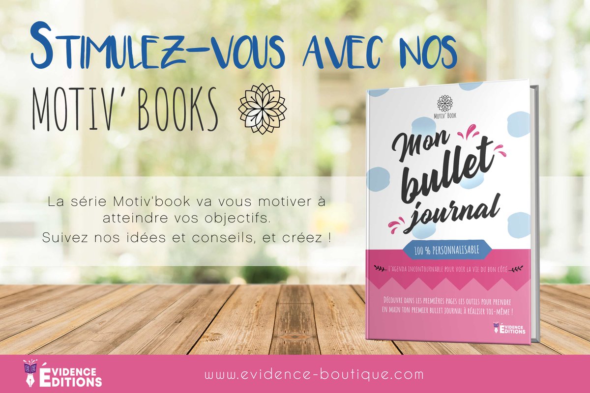 EvidenceEdition's tweet image. Libérez votre imagination avec "Mon Bullet Journal 100% personnalisable" 🌼
▶️ bit.ly/BulletJournalp…

#MondayMotivation #MondayVibes #bulletjournal