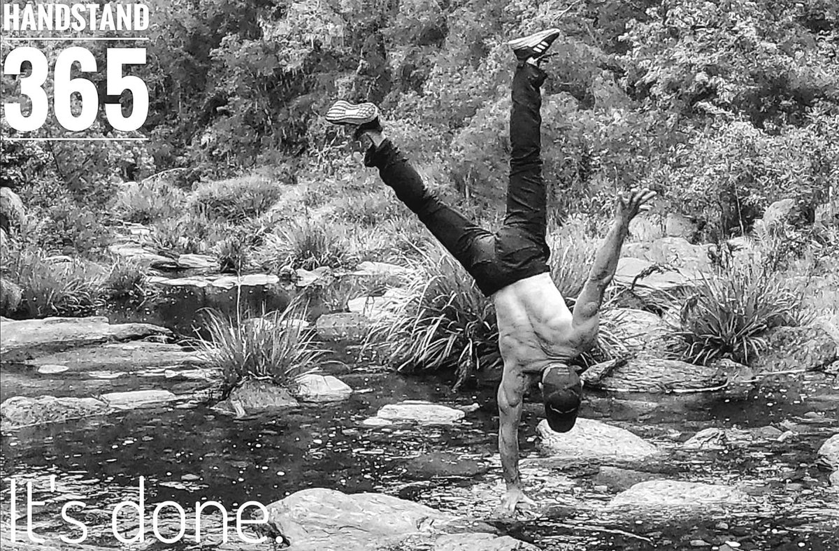CapeTalk's tweet photo. Now: @pjchudson speaks to sports broadcaster and adventurer @jeffayliffe about his #handstand365 project which he will continue this year #thehandstandproject https://t.co/i02cAoFBpi https://t.co/REktyxyA99