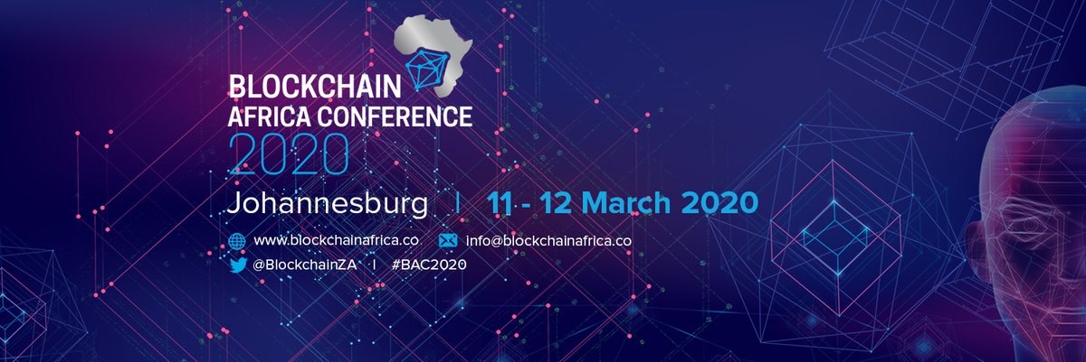 BitcoinEventsCo's tweet photo. Last few startup seats available #BAC2020 #BlockchainAfrica20! If you a startup under 3 yrs old, apply for discounted seat. https://t.co/YqAUtLU3Mc

Africa's Longest running #Blockchain Conference. .@HuobiGlobal @AltCoinTraderSA @cex_io @htxtafrica @PaymentsNet https://t.co/zzqq4Mywja