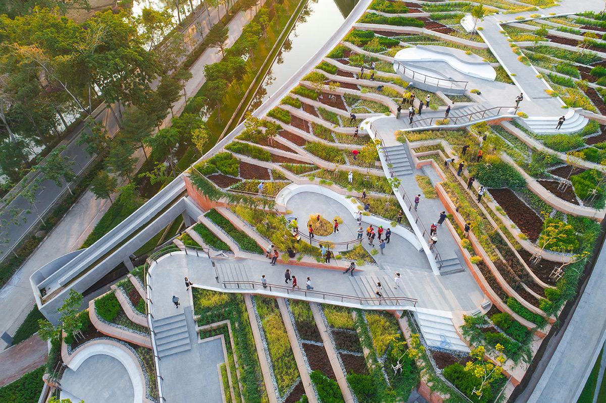 wlandscapearch's tweet photo. Thammasat University - the largest urban rooftop farm in Asia | https://t.co/vXZKw85XVc #landscapearchitecture #landarch #landprocess #thailand #bangkok https://t.co/muCRPSvM12
