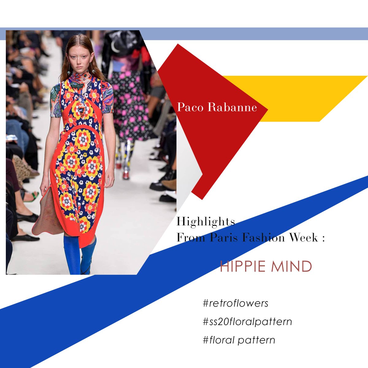 ipatterncom's tweet image. Paris Fashion Week made us feel little bit bohemian. Thanks to Paco Rabanne and Celine... If we look at the especially Paco Rabanne's show we can see the exact bohemian prints &amp;amp; patterns.Paco Rabanne used bold colors and groowy prints &amp;amp; patterns for SS20.
#patternforsale #pattern