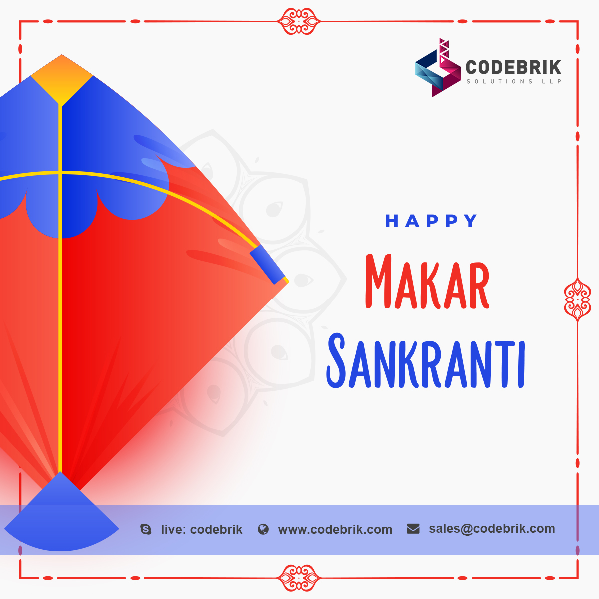 codebrik's tweet image. The Day Of Makar Sankranti Marks Transition Of The Solar Into The Zodiac Capricorn, Symbolizing The Arrival Of Spring Season. The same way we wish new &amp;amp; prosporous things arrive for you.
#HappyMakarSankranti To You &amp;amp; All.