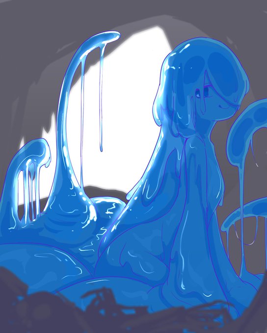 これはスライム娘に捕まった時、最期に見た光景 