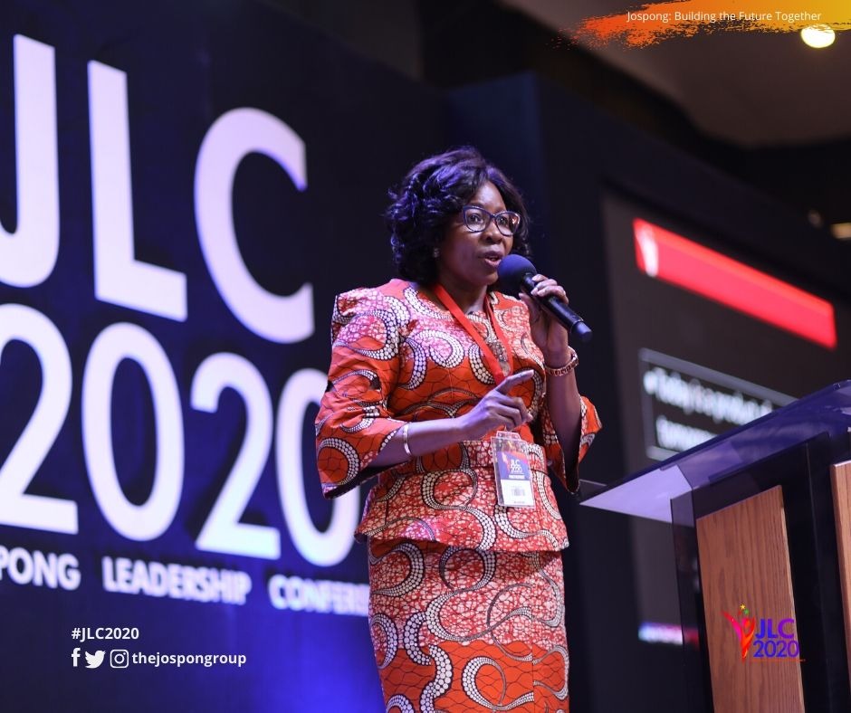 thejospongroup's tweet photo. Our mentality has to change for the better if we are to build the future together.

~ Mrs Florence Larbi - COO E&amp;S Group @thejospongroup #JLC2020 https://t.co/dGgwNFzB4Z