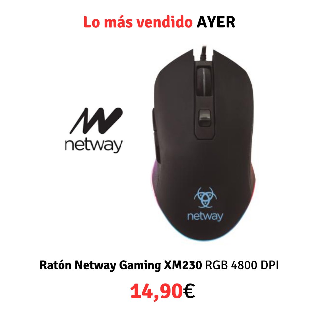 Hazte ya con estos fantásticos productos para jugar de <a href="/netway_gaming/">Netway Gaming</a>: los más vendidos estos últimos días.

🛒 bit.ly/35OI2Xc