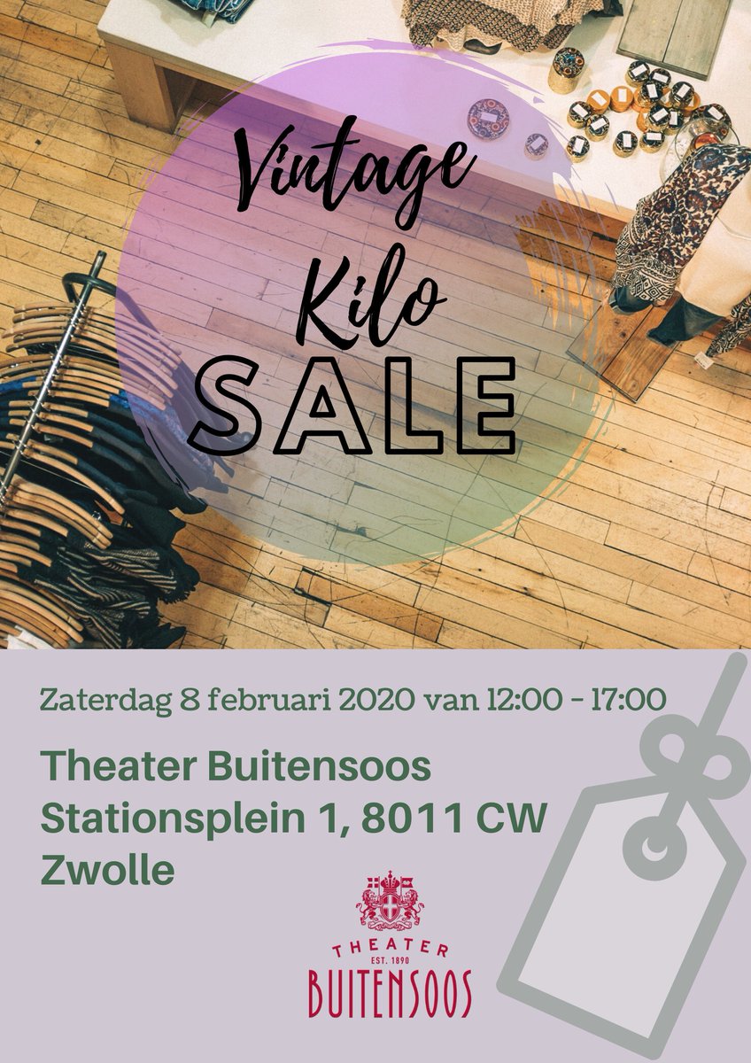 The Vintage Rebel presenteert De Vintage Kilo Sale.
Duizenden handpicked vintage stukken, niet op een hoop, maar fijn gesorteerd. Op zaterdag 8 februari a.s. hangen we de nieuwe collectie uit in Zwolle! 
Kom je ook? Zet jezelf op aanwezig. 
facebook.com/events/1454437…