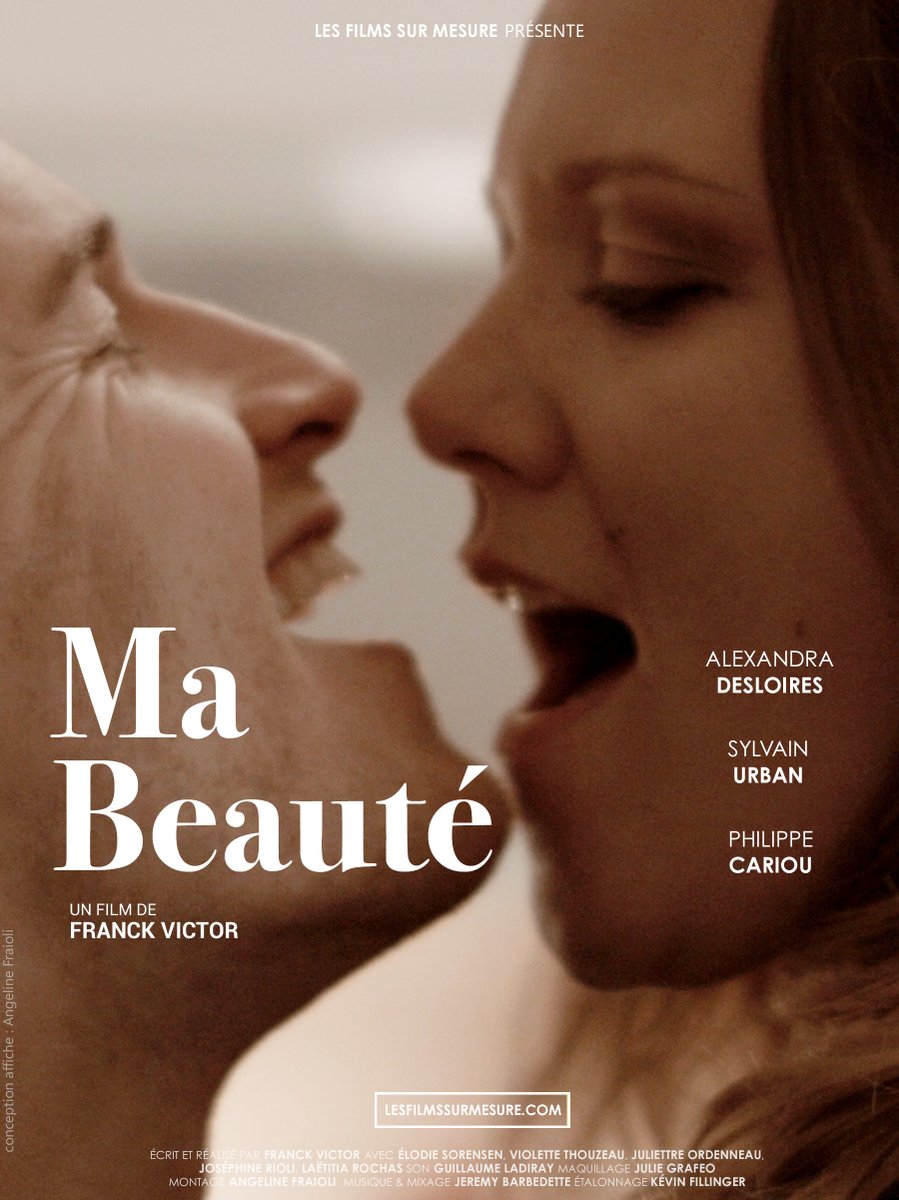 Impatient de vous montrer MA BEAUTÉ demain mardi 14 janvier à 12 h ! Avec une équipes d'actrices et d'acteurs fantastiques : Alexandra Desloires, Sylvain Urban, Philippe Cariou, Montage et Affiche : Angeline Fraioli / écrit et réalisé par Franck Victor
