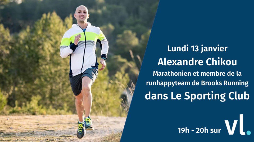 LeSportingClub's tweet photo. Ce soir nous serons avec Alexandre Chikou et nous parlerons de running.
On reviendra sur la désillusion de l’équipe de France de hand 🤾🏼‍♂️, la qualification de l’équipe de France de volley aux JO 🏐, et enfin sur l’ATP Cup 🎾
À ce soir de 19 à 20h sur VL. : https://t.co/uw836CvDPF https://t.co/vkIm95f4Wj