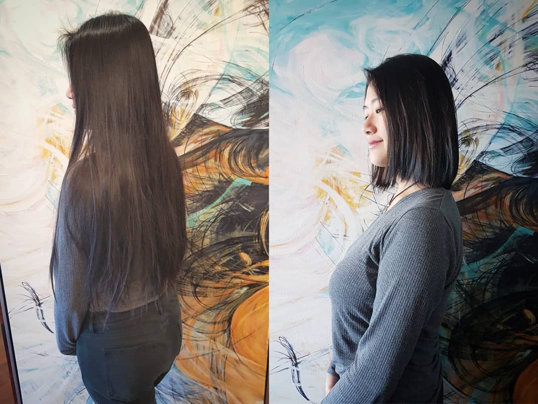 tiakwan_yy's tweet photo. 1/ Exactly two years ago I cut my waist length hair and donated it. Now that it's Summer time, some people may be thinking of a new hairdo, and I thought it'd be a good time to share & #repost my little thoughts of it here. #hairdonation #haircut #ๆ้ซฎ #CutForACause https://t.co/Jfs2AqNs3u