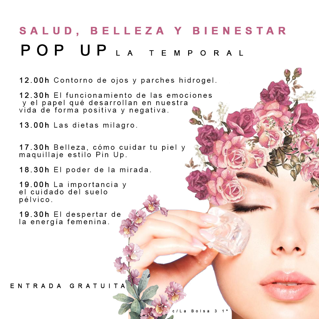 LaTemporalMLG's tweet photo. Os esperamos este jueves en nuestra #PopUp de salud, belleza y bienestar desde las 12 hasta las 21h. 

A lo largo del día tendremos diferentes charlas a las que puedes asistir de manera gratuita.

Ponte en mano de los profesionales y renueva tu belleza ¿te lo vas a perder? https://t.co/kKCNjn9AVz