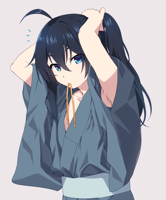 うちのこ 昴くん
髪が伸びやすい体質なので切るのがめんどいときは結う 