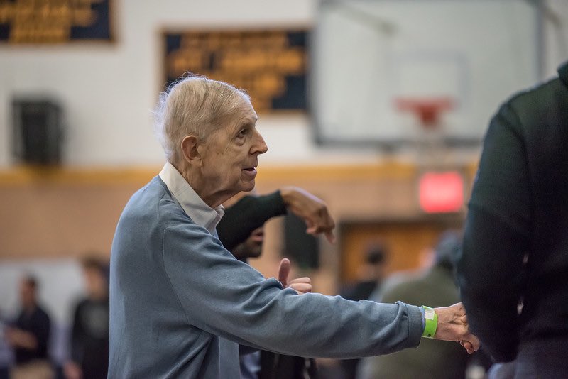 notwitthere's tweet photo. Best talent evaluator ever! Kindest and most respected man I know! Tom Konchalski !  
Photo credit @ismilestudios @CoachFrusc @TheCityRocks @EmpireInvite https://t.co/6R9ipNARfH
