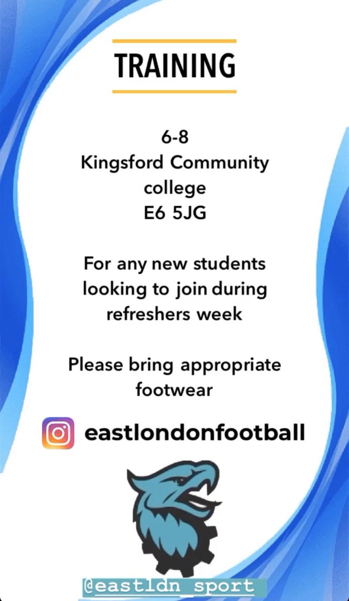 EastLDNFootball's tweet photo. Tonight 🔵⚪️⚽️ https://t.co/98R9nYNaLH