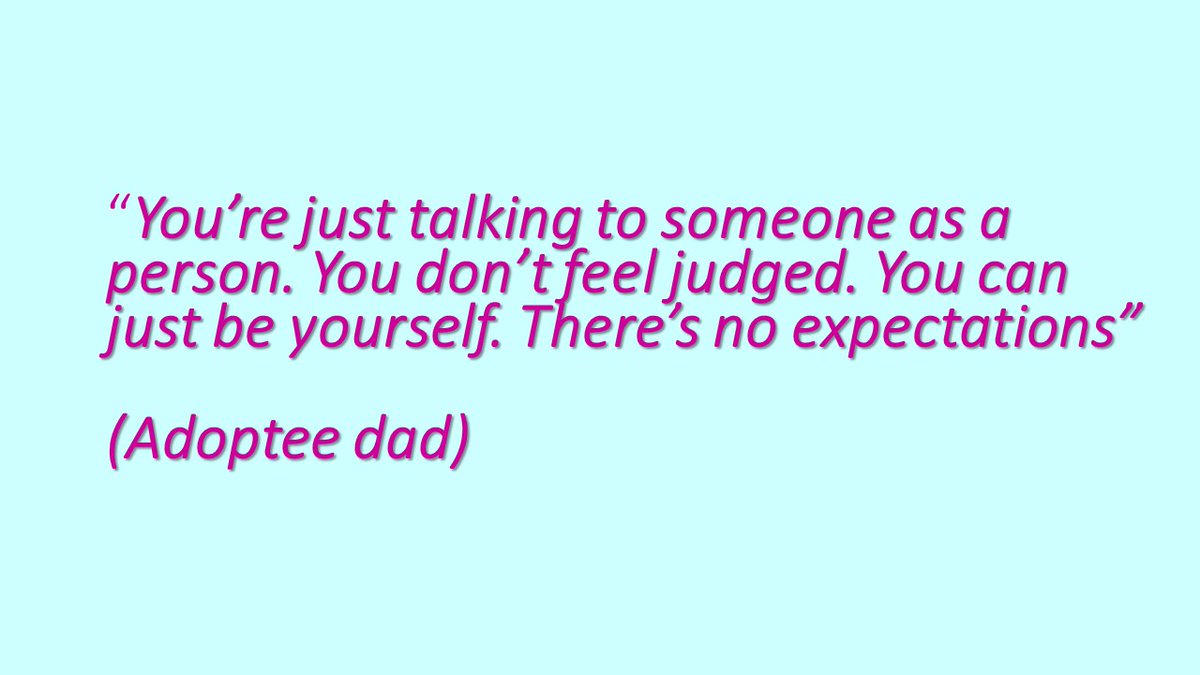 <a href="/AdoptedParents/">Being adopted: becoming a parent</a> study needs more #adoptee fathers adopted in the last 30-40 years. Dads interviewed so far have found it comfortable to talk and reflect as our interviewees are in control of what they tell us and it's confidential. Please get in touch: ueaadoptedparents.co.uk