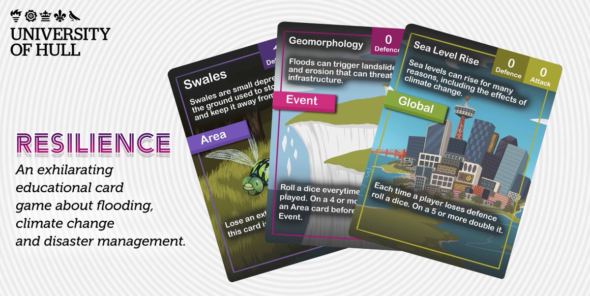 I’m conducting an international research study into if games and #sciart can be used as tools to communicate climate change/flooding - but I need participants! The study is easy + you get free card game for taking part! (Please RT) #Scicomm
Sign up here!: forms.gle/dNpgb61ZtosTQs…