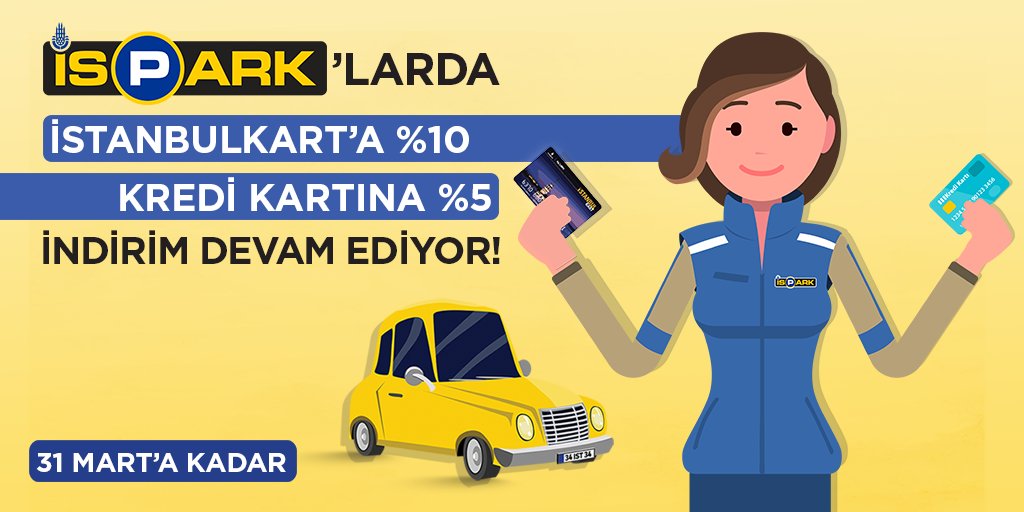 ispark on twitter ispark odemelerinde istanbulkart a 10 kredi kartlarina 5 indirim devam ediyor odemelerinizi kartla yapin indirimden hemen faydalanin ispark guvenle park guler yuzle hizmet https t co sgnfgw0ohv twitter