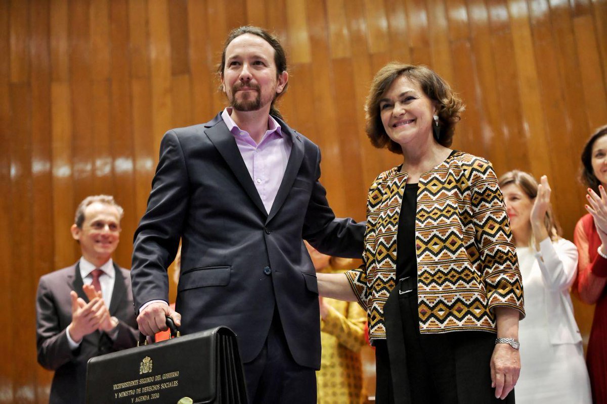 Es un honor poder servir a nuestro país como vicepresidente de Derechos Sociales y Agenda 2030. Trabajaremos duro para proteger y ampliar los derechos de todas las personas, en una España más justa y solidaria. ¡Sí se puede!