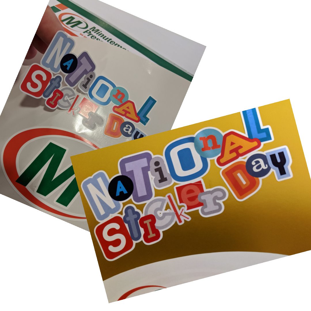 MMPKilmarnock's tweet photo. It National Sticker day! 🎉🎉

We can print stickers and make them almost any shape.!!
#print #Stickers #avery #Promote https://t.co/TDOYXqljkV