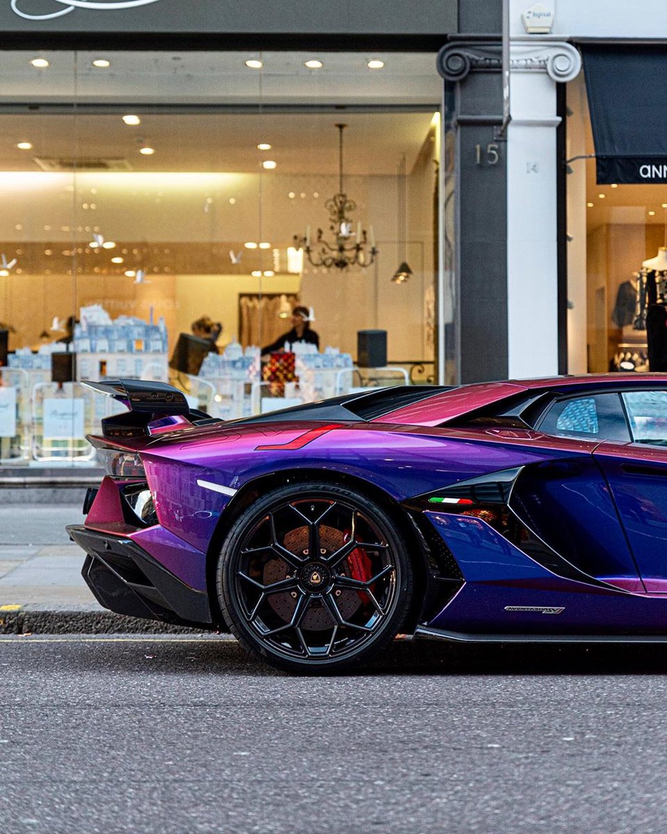 Lamborghini Aventador SV J in colour changing Blu Hal, over R1 million ...
