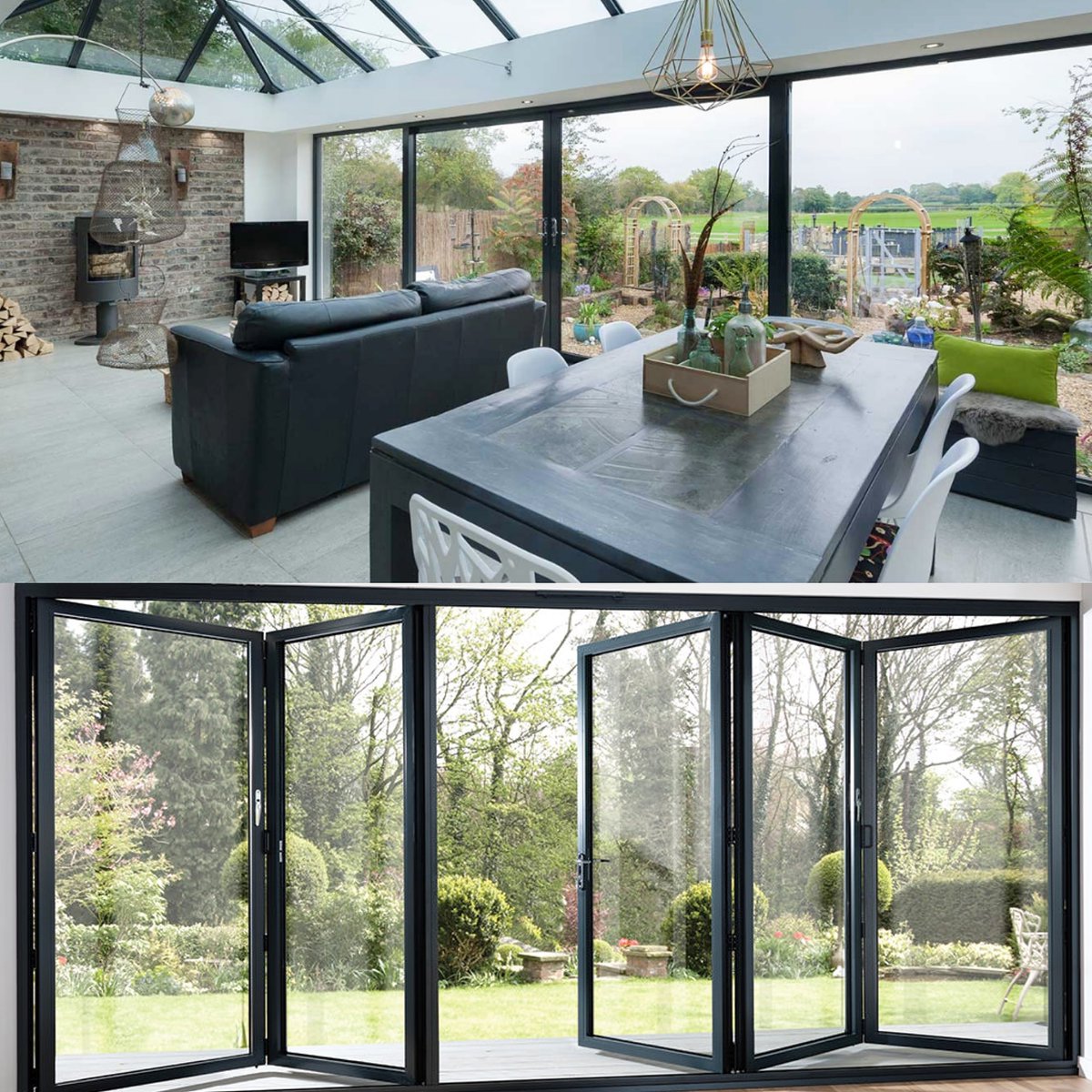 Hampton_Group's tweet photo. If bifolding doors are on your 2020 home improvements list then get in touch. You can book your fitting slot with just a deposit, and have peace of mind that your beautiful new 'garden view' will be installed ready for Spring/Summer 🌷🦋🌥️⛅🌤️🌞 https://t.co/4IF60W3CNv