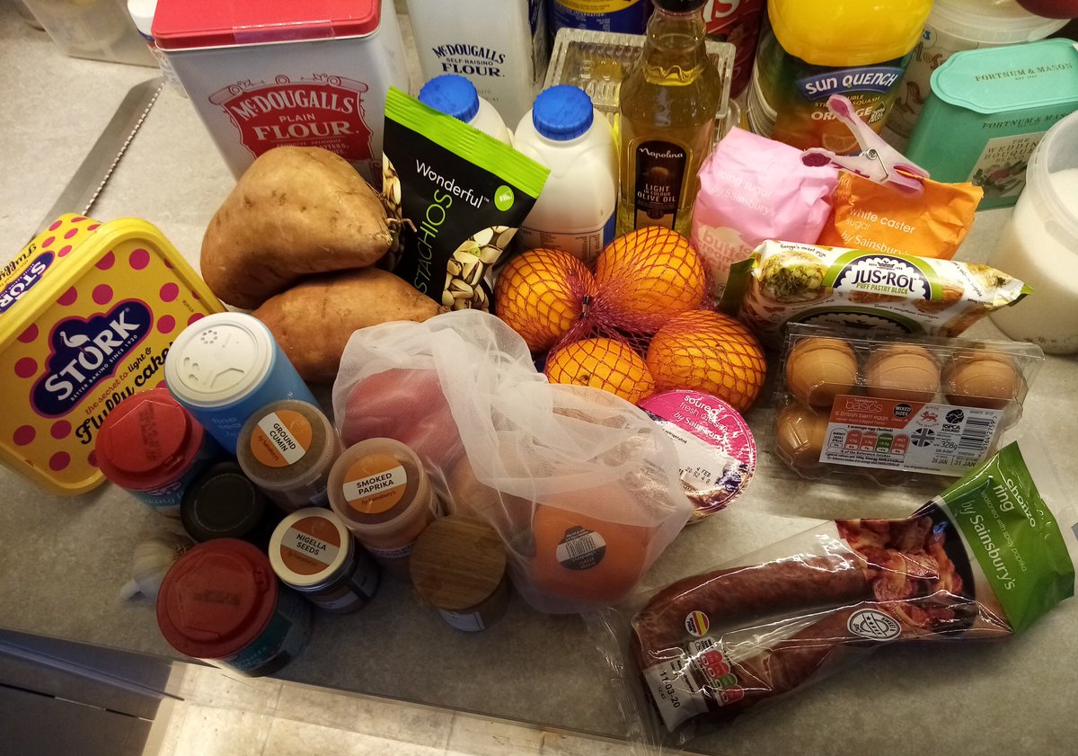 First #MakeAndBakeMonday of 2020! Today I'm making Chorizo Puff Slices, a sweet potato vegie alternative and an citrus pound cake.